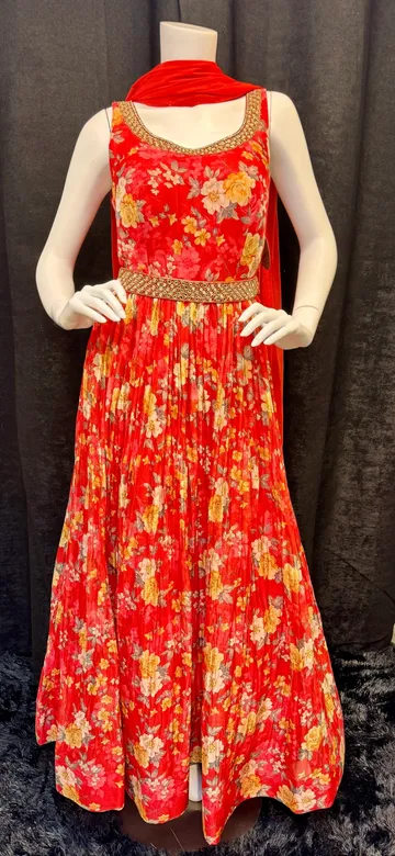 RED FLORAL